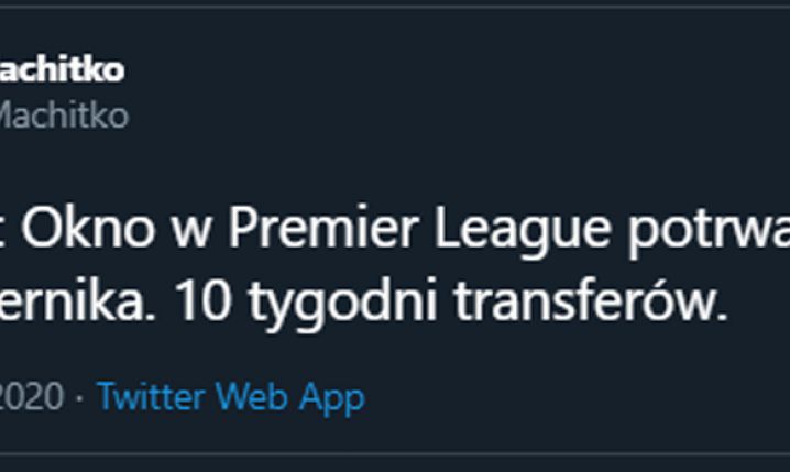 OFICJALNY termin okienka transferowego w Premier League!